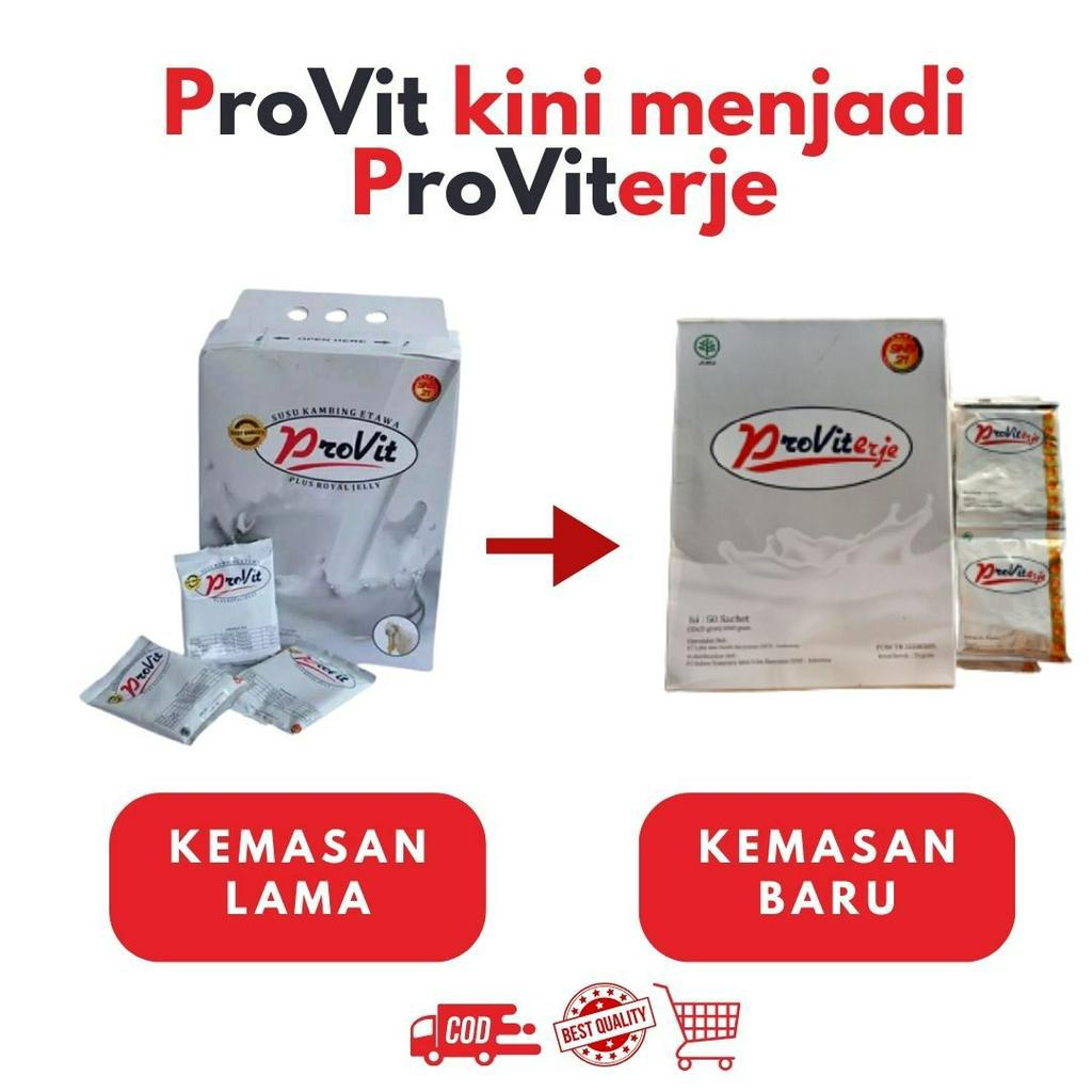 

10 Sachet Provit Susu Kambing Etawa Original Proviterje