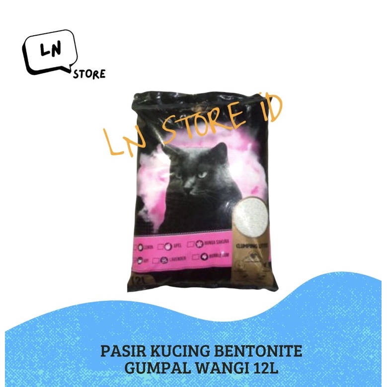 Timo 12 Liter Pasir Kucing Bentonite Gumpal Wangi