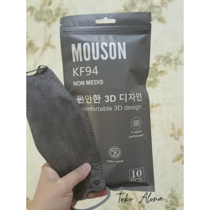 Masker Mouson KF94 4 Ply isi 10Pcs