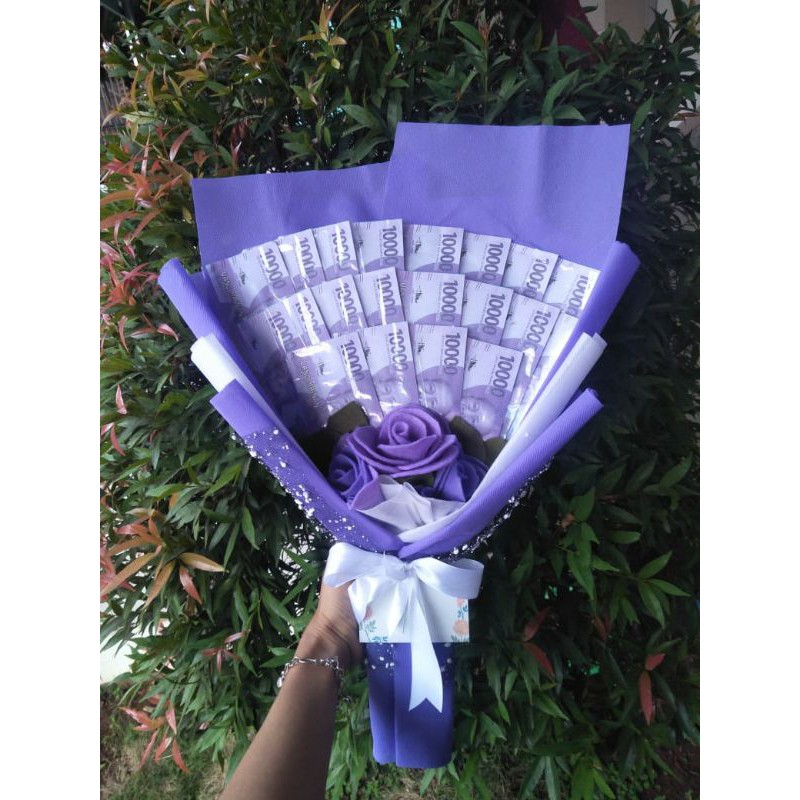 Buket uang mainan, buket uang, buket hadiah, buket wisuda