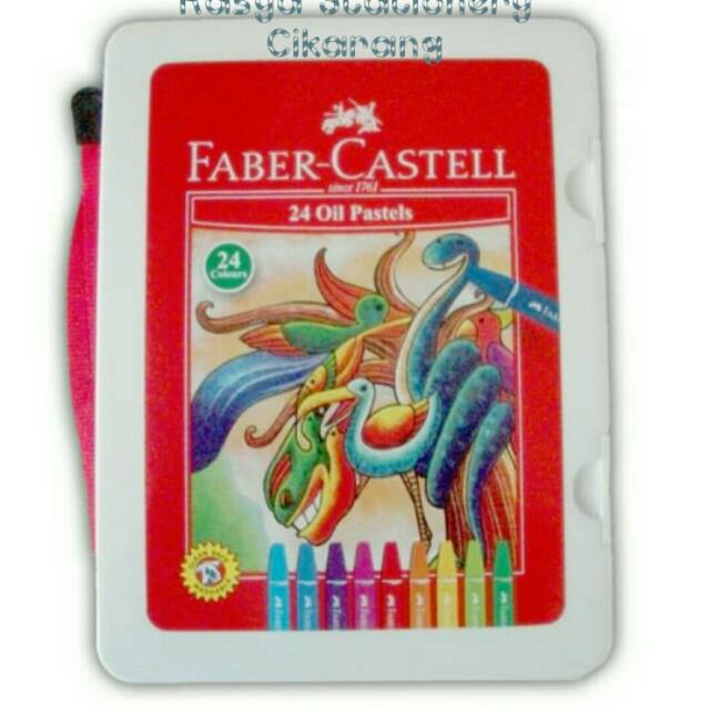 

Faber - Castell Hexagonal Oil Pastell 24 Plastic Bag / Crayon Faber - Castell 24 Warna