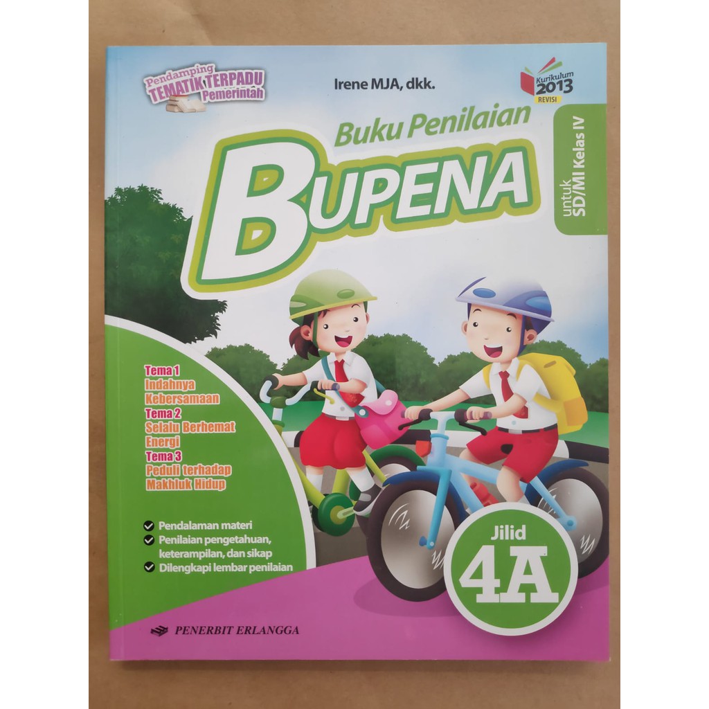 BUPENA 4A 4B 4C 4D BUKU ERLANGGA PENILAIAN KELAS 4 SD/MI