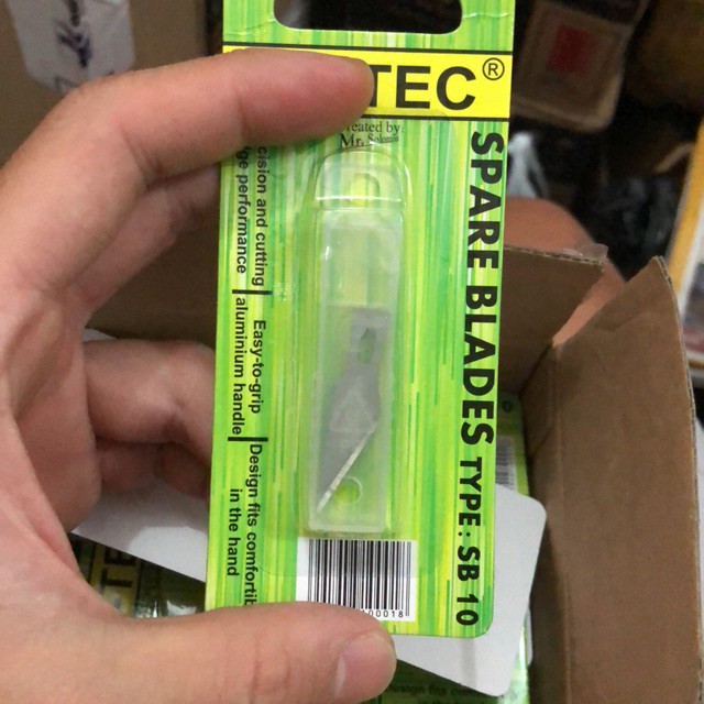 

REFILL CRAFT KNIFE V-TEC SPARE BLADES SB-10