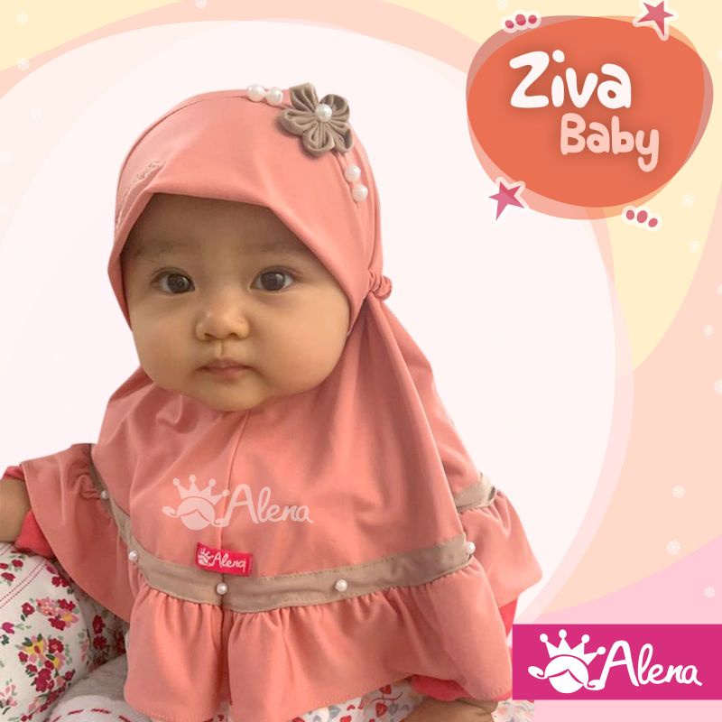 Jilbab Bayi / Hijab Anak/ Kerudung Baby Alena Ziva (ORI Alena Hijab)