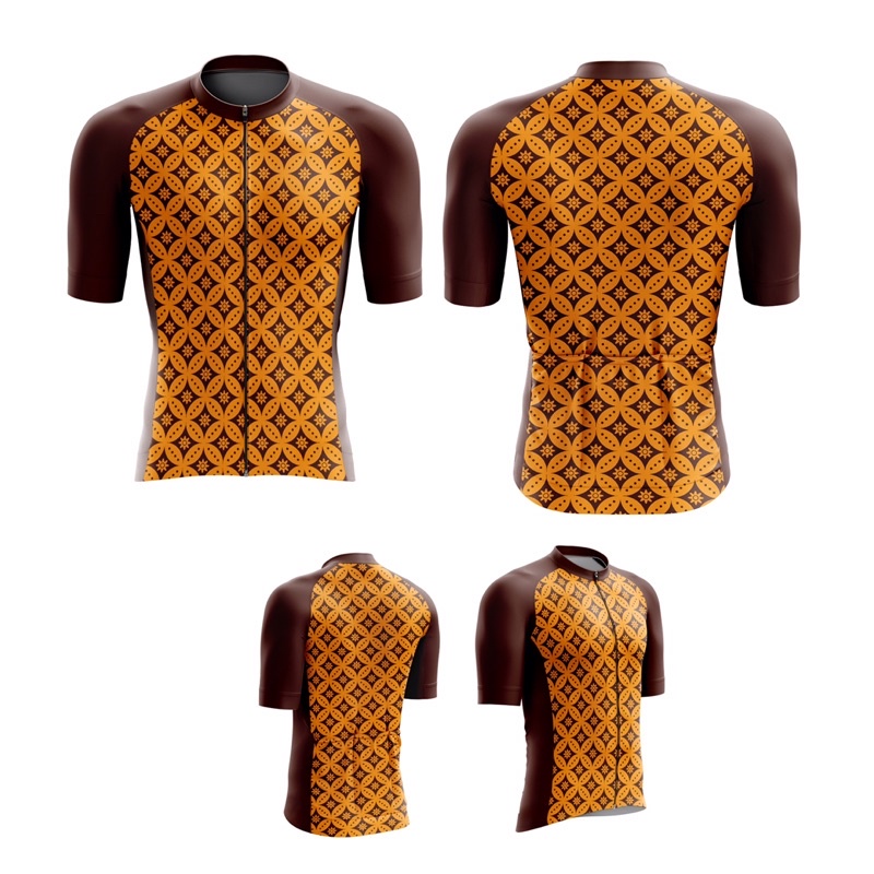Baju Kaos Jersey Roadbike Custom - Sepeda Lipat MTB Roadbike Sepeda Balap | BATIK DAY