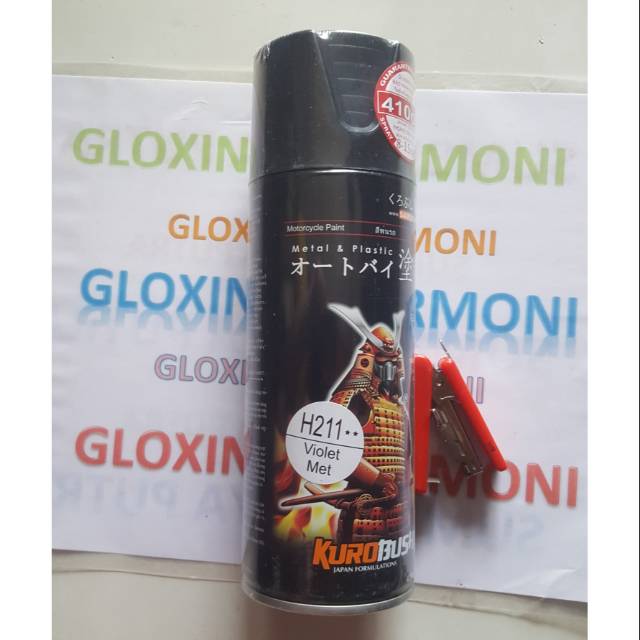 Pilok Samurai H211 violet met biru tua honda cat semprot