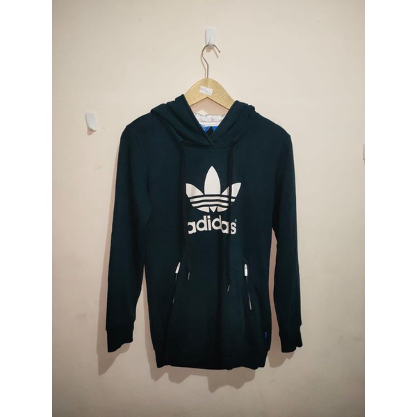 hoodie adidas three foil long hoodie