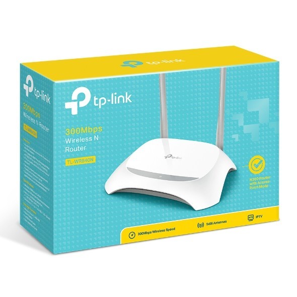 TP LINK WR840N 300Mbps Wireless N Router - Garansi 1 Tahun