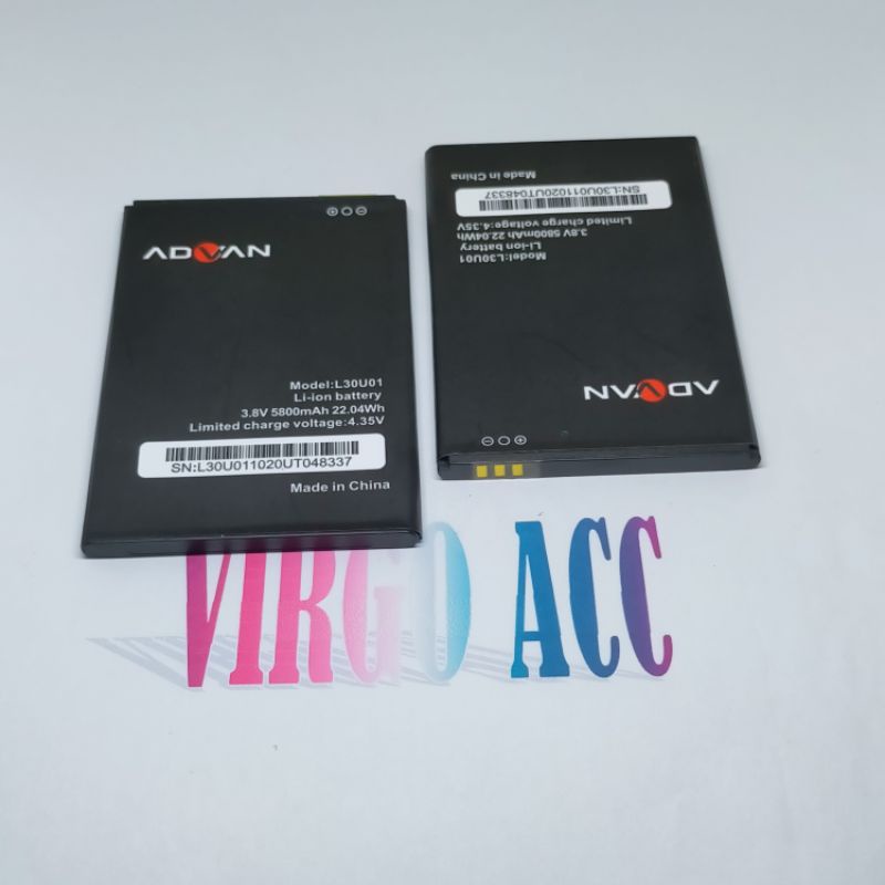 Baterai Batre Battery Advan Nasa Plus L30U01 5505 Original Battery Hp