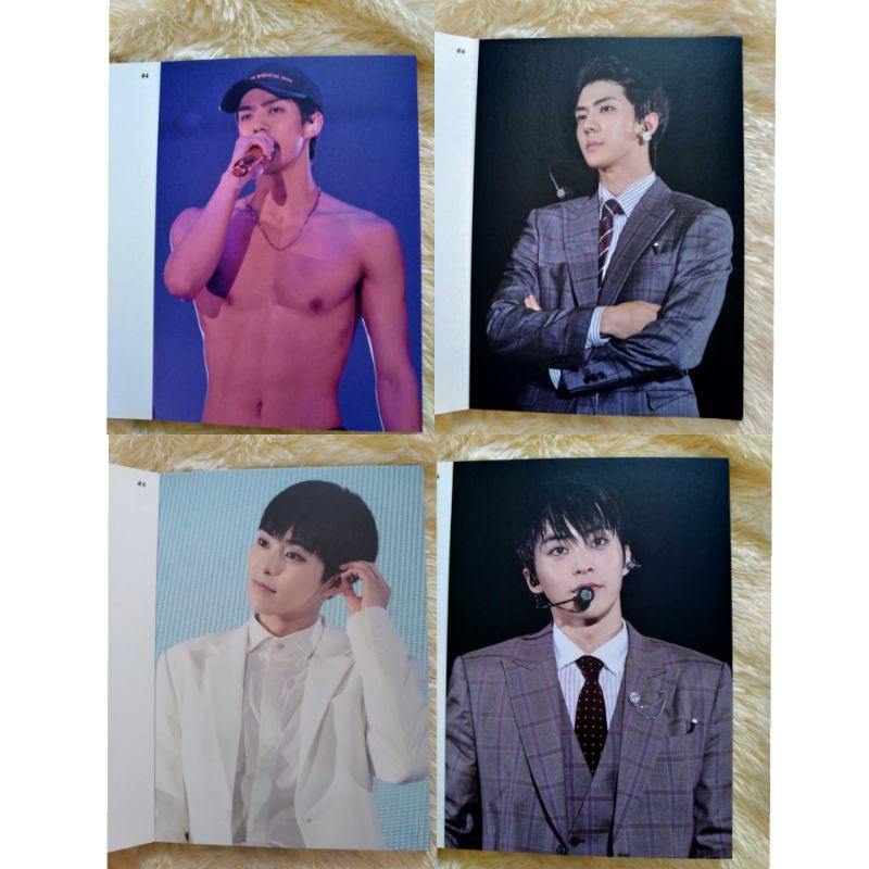 [SET/MEMBER] EXO OFFICIAL POSTCARD ELYXION DOT PC SEHUN XIUMIN