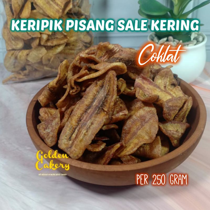 

Keripik Pisang Sale Coklat Kering | Pisang Lampung