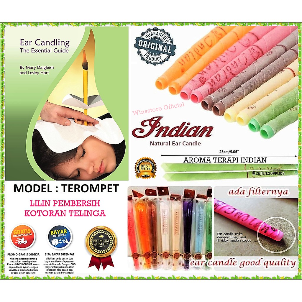 StockBaru- [COD] EAR CANDLE PEMBERSIH TELINGA BAKAR LILIN PEMBERSIH TELINGA THERAPY TINNITUS