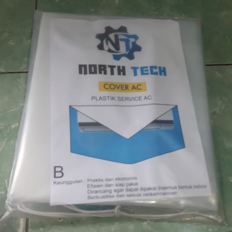 plastik cuci AC 0,5 pk - 2,5 pk / cover service AC bahan tebal