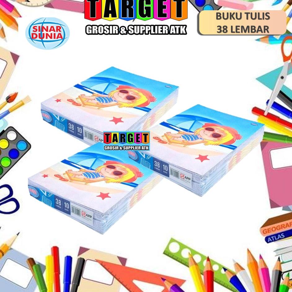 

Hadir Hebat BUKU TULIS SIDU SINAR DUNIA 38 LEMBAR (10 buku) / BUKU TULIS OKEY KIKY 38 LEMBAR (10 buku)