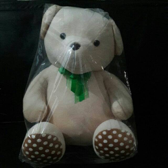 Boneka beruang Cream Sedang