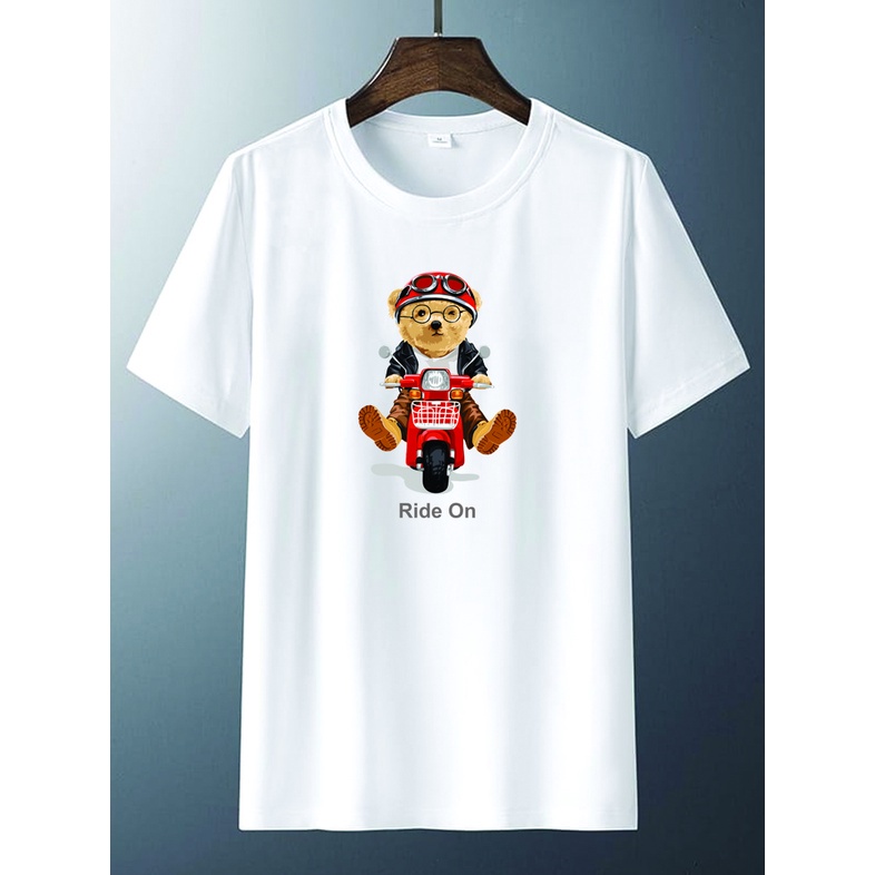 Kaos Oblong Gambar Print Dan Polos / Kaos Oblong Lengan Pendek Unisex Pria dan Wanita 003