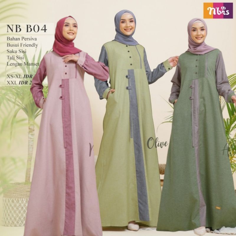 GAMIS NIBRAS NB B04 PINK-OLIVE-ARMY