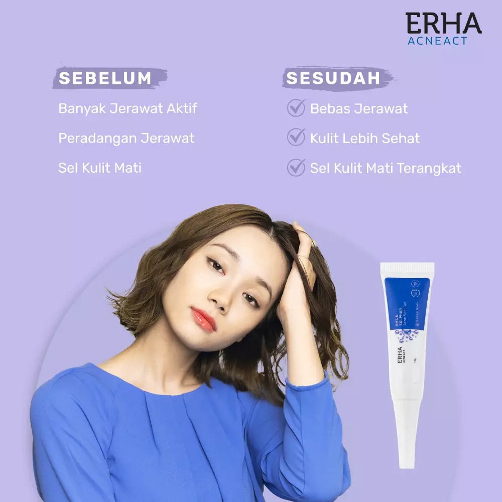 ERHA21 ERHA Acne Spot Gel 10g / Obat Jerawat / Totol Jerawat