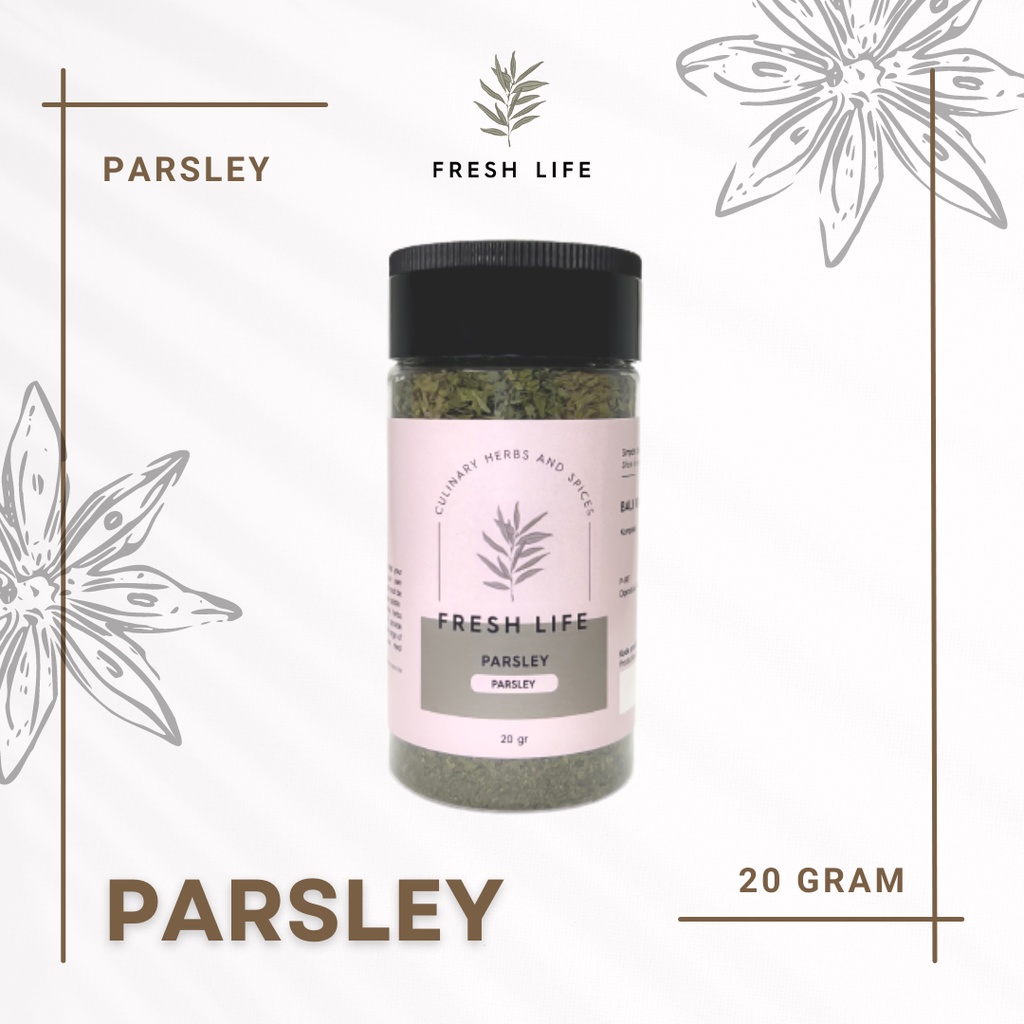 

Daun Parsley Cacah (Shredded Parsley) Fresh Life 20 gr