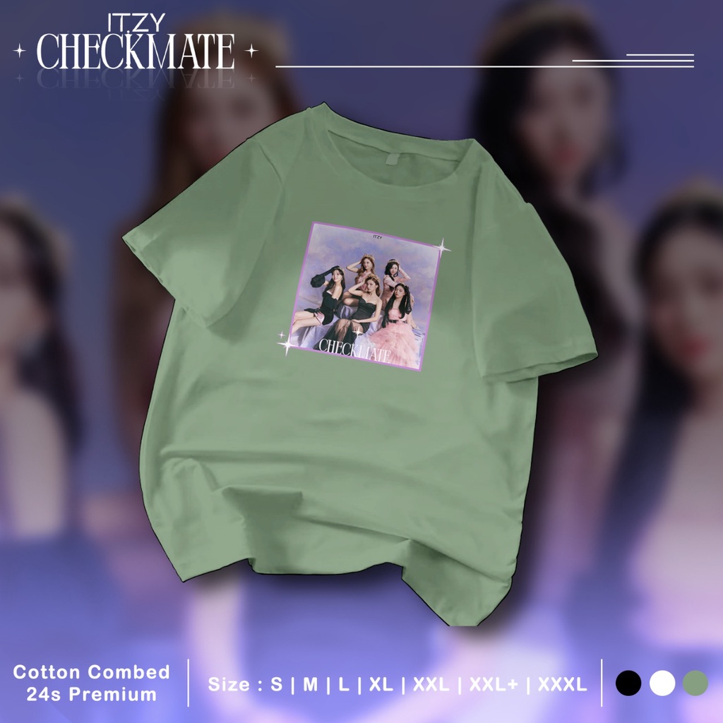 Pretty Savage- Kaos Oversize Itzy Checkmate Photo grup