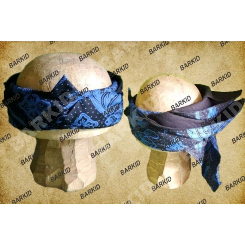 iket merak ngibing praktis permanen motif batik baduy keren Iket Sunda D