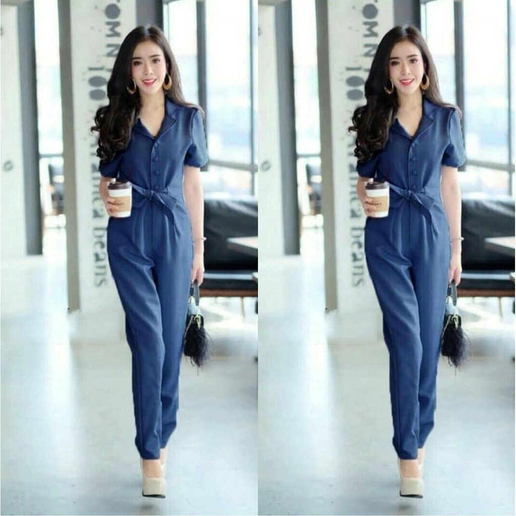 *[GLFK] Jumpsuit Wanita Terbaru / Js Buttonia / Pakaian Wanita Terbaru 2023 / Overall Jumpsuit Wanita Dewasa