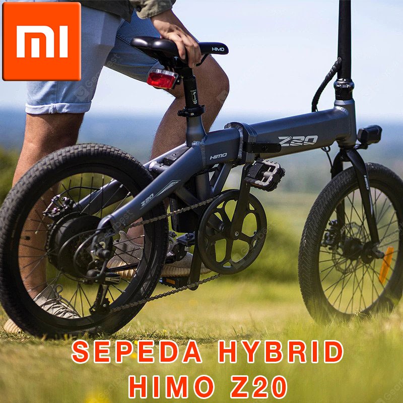 Original Xiaomi HIMO Z20 Sepeda Lipat Listrik Elektrik Smart Hybrid Moped 80KM moped seli