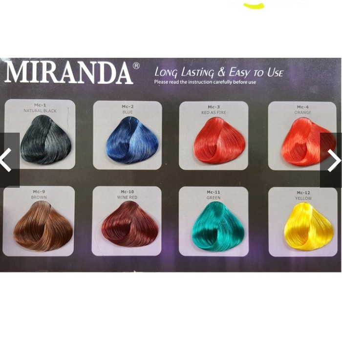 Miranda Hair Color / Semir Rambut / Cat Rambut Miranda Kecil 30 ml