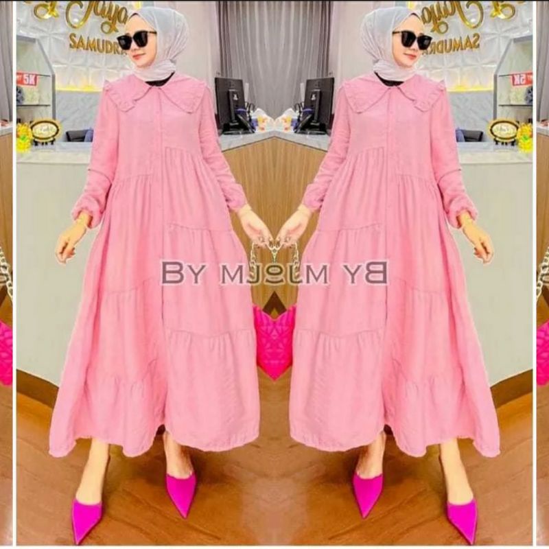 Midi Salsabila Terbaru Mini Dress Kekinian Mini Dress Korean Style Midi Dress Terlaris Mini Dress Mu