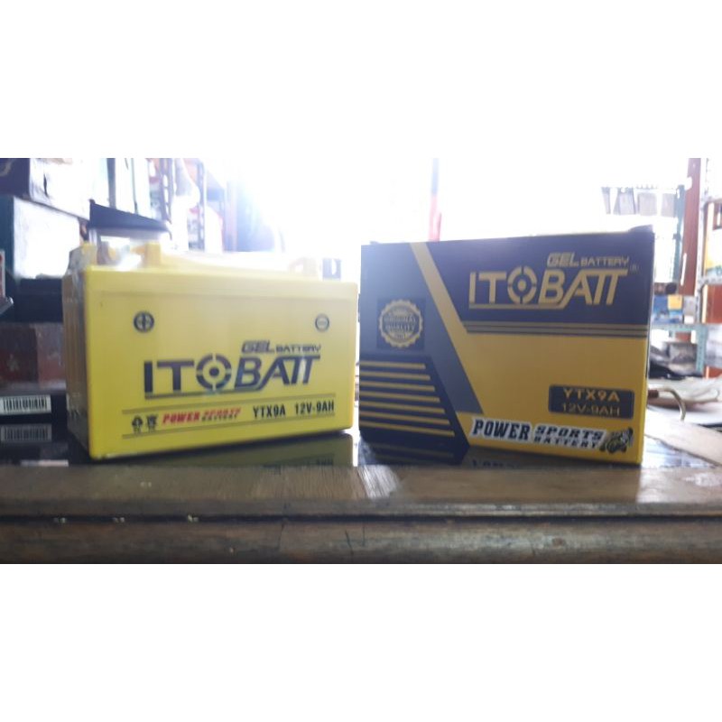 Aki Ninja 250,Itobatt,YTX-9BS,12V-9AH,(KERING)
