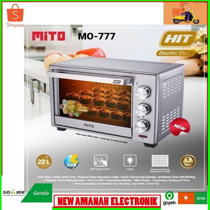 OVEN MITO MO-777 - Oven MITO low watt MO 777 / MO777 / MO-777 [TERMURAH]