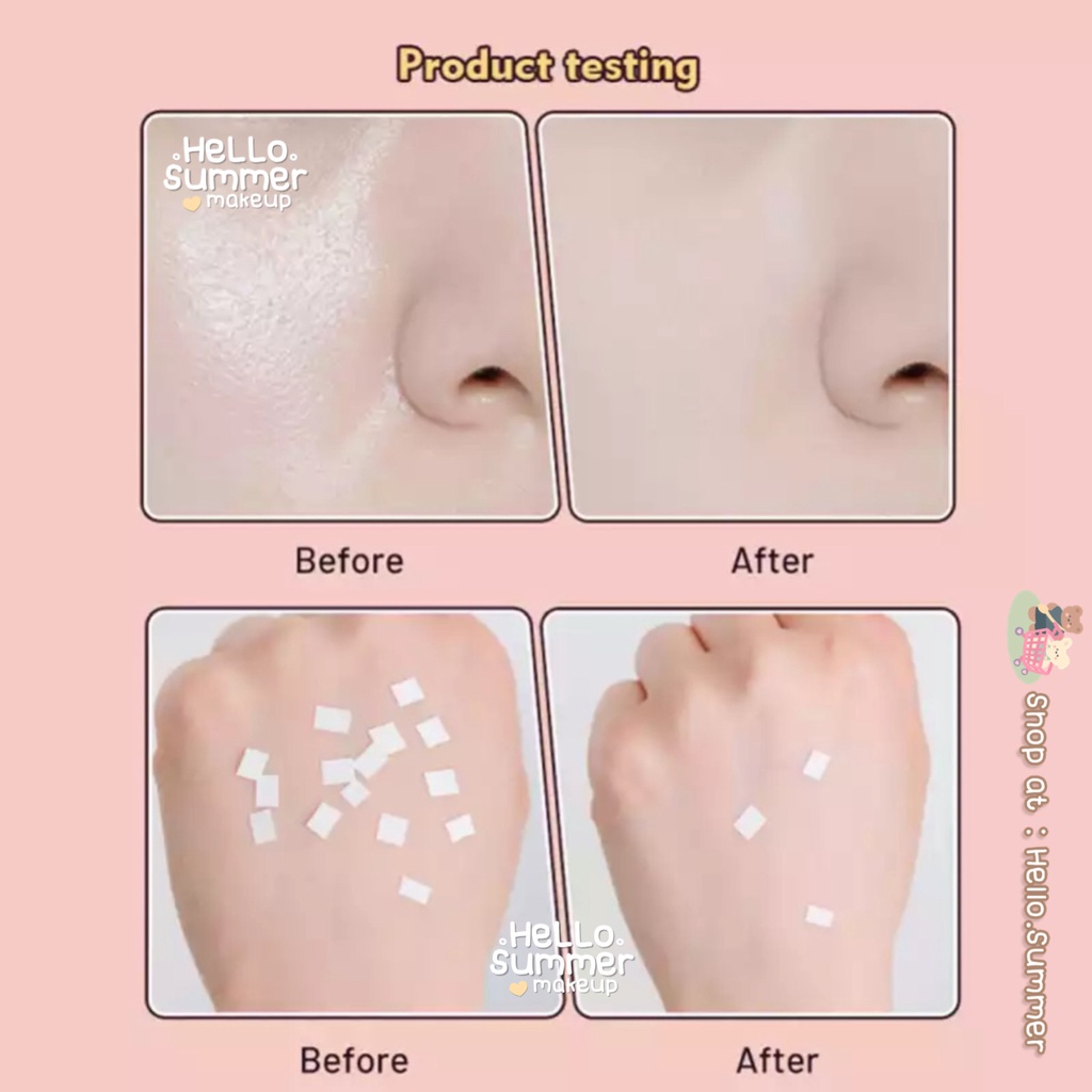 𝐁𝐄𝐃𝐀𝐊 𝐏𝐀𝐃𝐀𝐓 - Matt For Love Compact Powder Bedak Padat + PUFF Oil Control Free Two Way Cake