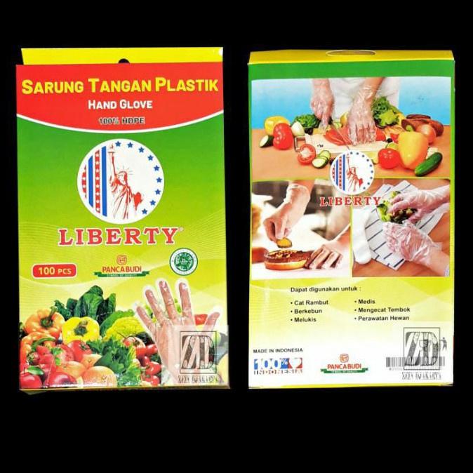 Sarung Tangan Plastik Food Grade isi 100 pcs
