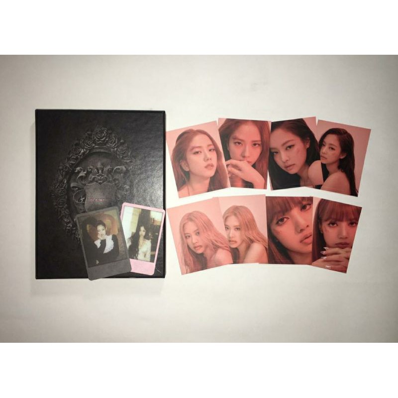 [+Poster] BLACKPINK KILL THIS LOVE ALBUM + JENNIE JISOO LISA ROSE POLAROID PHOTOCARD