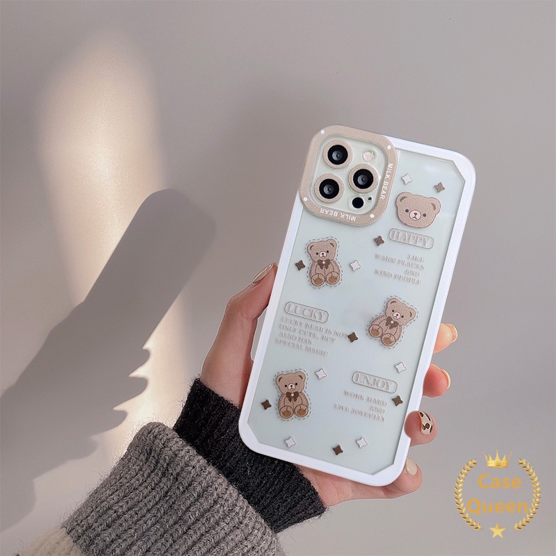 Soft Case Tpu Motif Boneka Beruang Untuk Realme C35 C31 9I C21Y C25Y C25 C25S C12 C11 C15 5 5i 6i 8 9 PRO C20A 5S C21 Narzo C20 C21A 30A