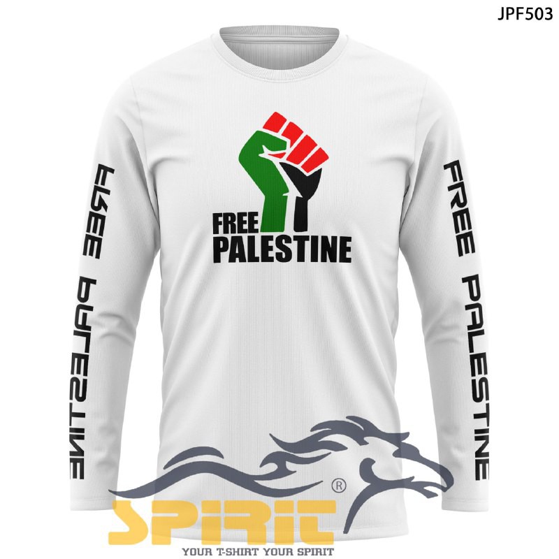 KAOS FREE PALESTINA 10% DONASI UNTUK PALESTINA