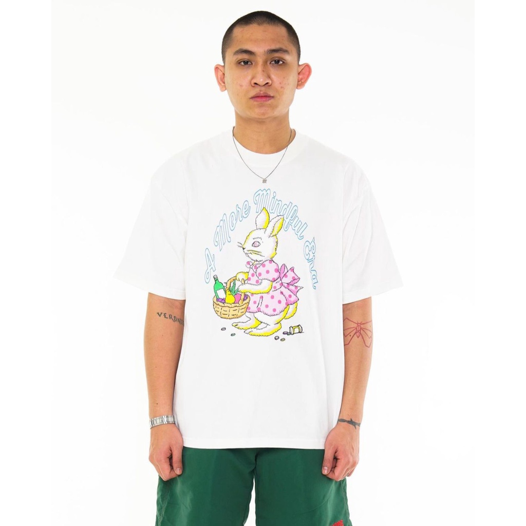 A More Mindful Era Fly Rabbit Tee - White