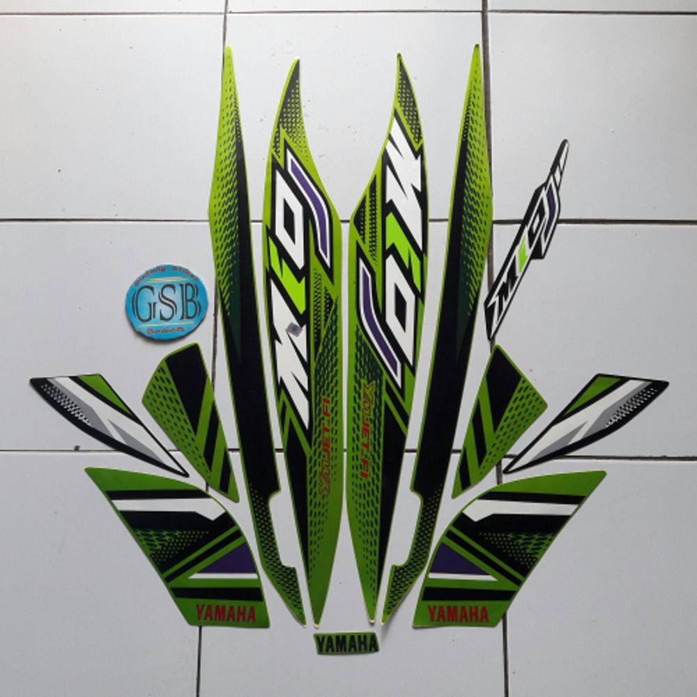 Variasi stiker mio j 2012 hijau