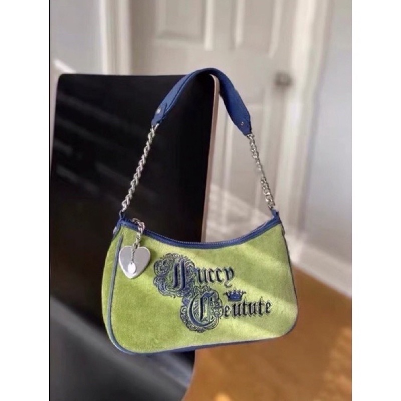 [hanna.black] minghao bag/ shoulder bag hijau import y2k terbaru /tas vintage / tas juicy couture gr