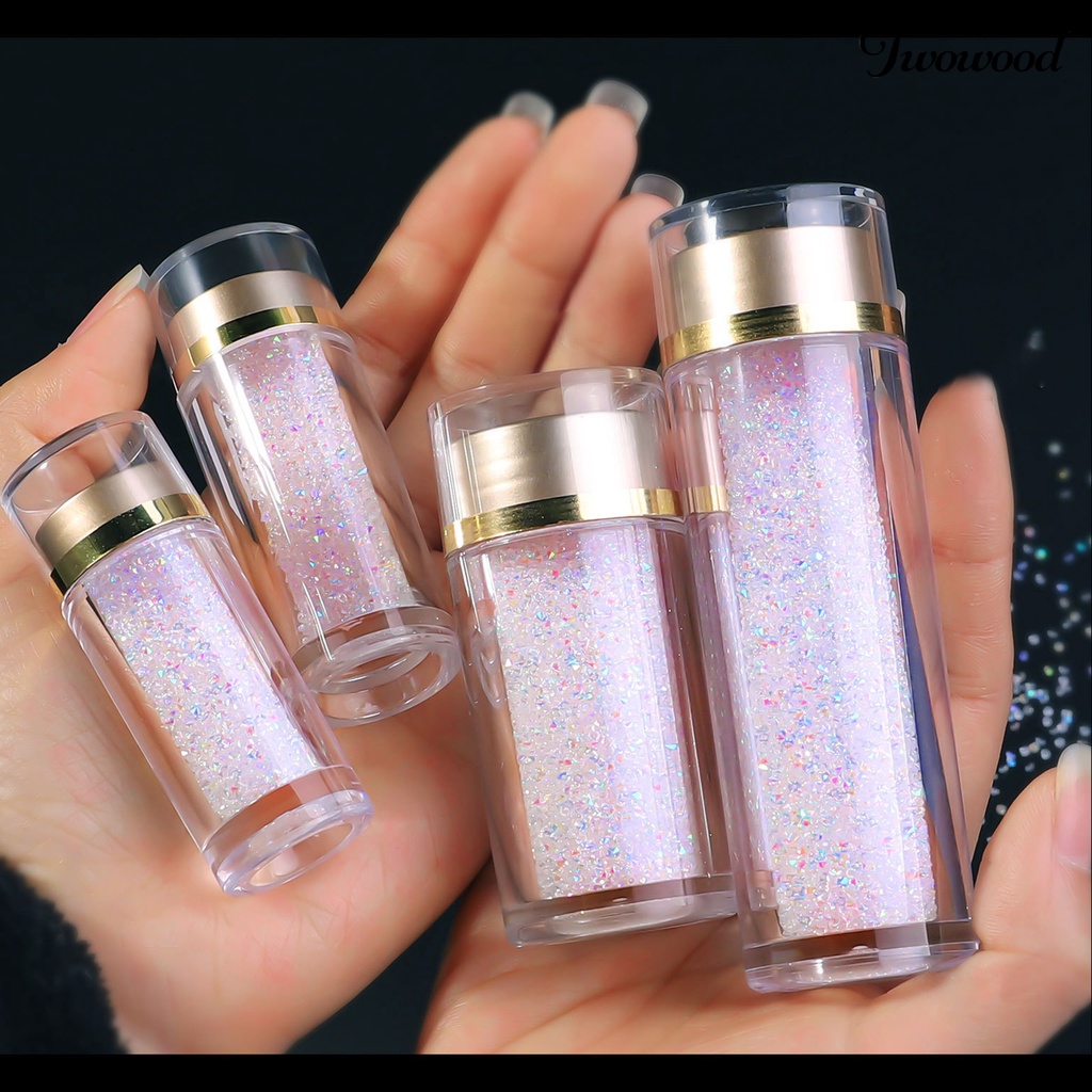 Twowood 1 Botol Ornamen Berlian Imitasi Mikro Mini Untuk Dekorasi Nail Art