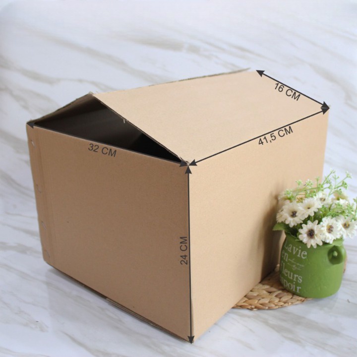 

dus packing isi 10 pcs kardus motif coklat polos box bungkus barang serbaguna ukuran 41x32x24 cm kotak karton
