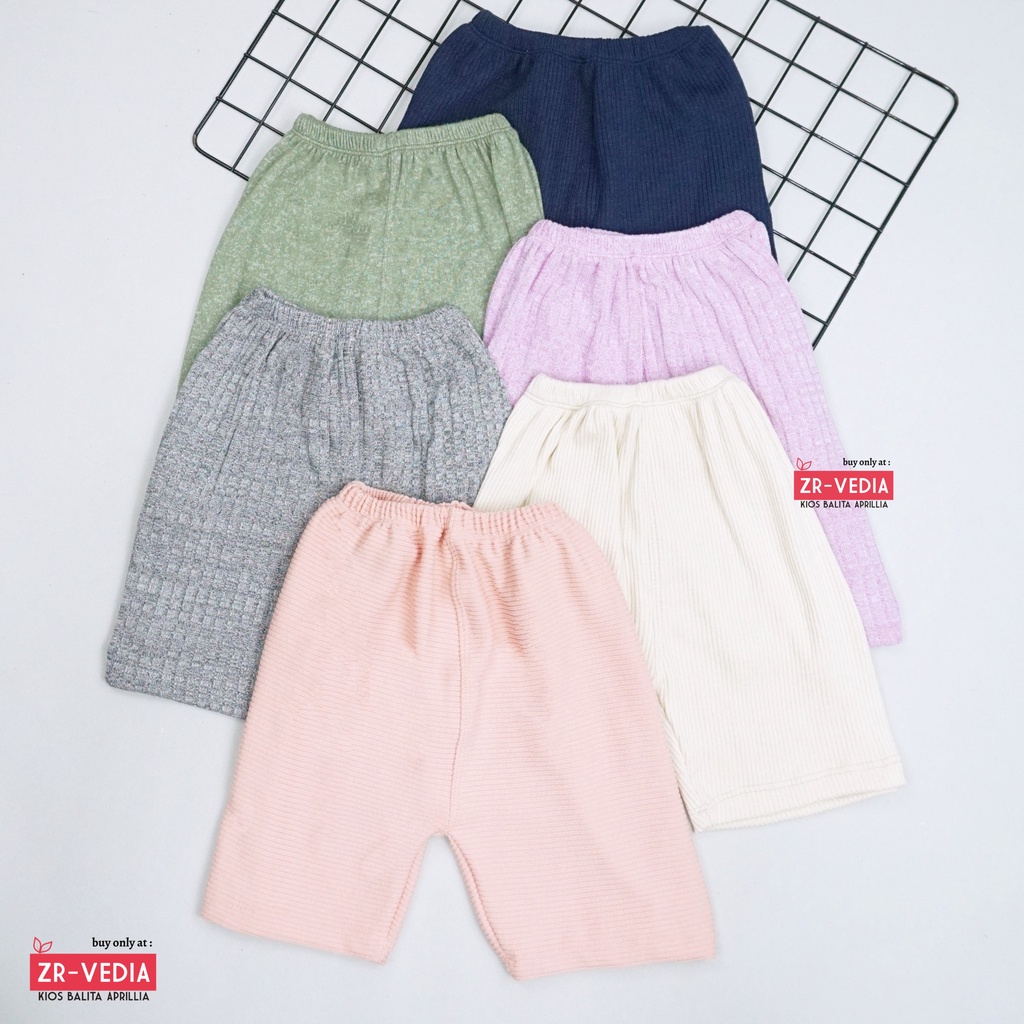 (IMPORT) Celana Short Knit uk 4-6 Tahun / Polos Pendek Pants Dalaman Cotton Good Quality Anak Perempuan Ketat Kiosbalitaaprillia