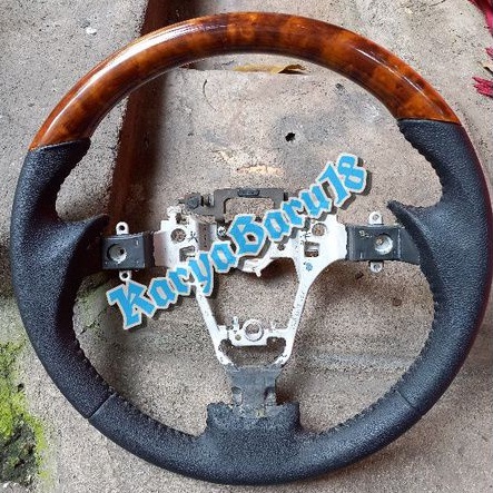 wheel rangka stir lingkar stir avanza/xenia/sigra/calya/rush 2016/terrios 2016 panel wood