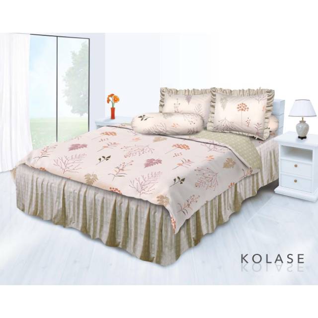 BEDCOVER MY LOVE KOLASE SEPREI BERRUMBAI 