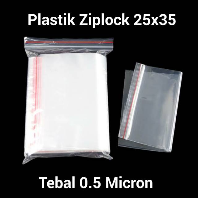 Jual Plastik Ziplock Plastik Klip 25x35 Indonesiashopee Indonesia 9878