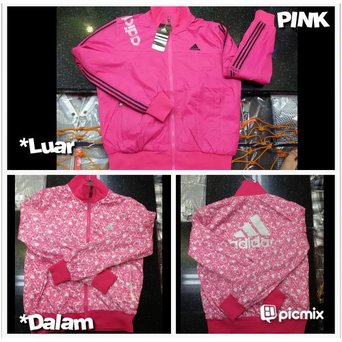 JAKET PARASUT ADIDAS "LADIES" (WATERPROOF) FASHION FAVORIT