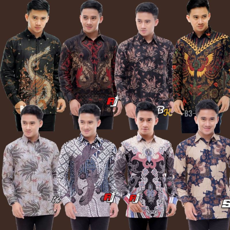 baju batik lengan panjang seze reguler