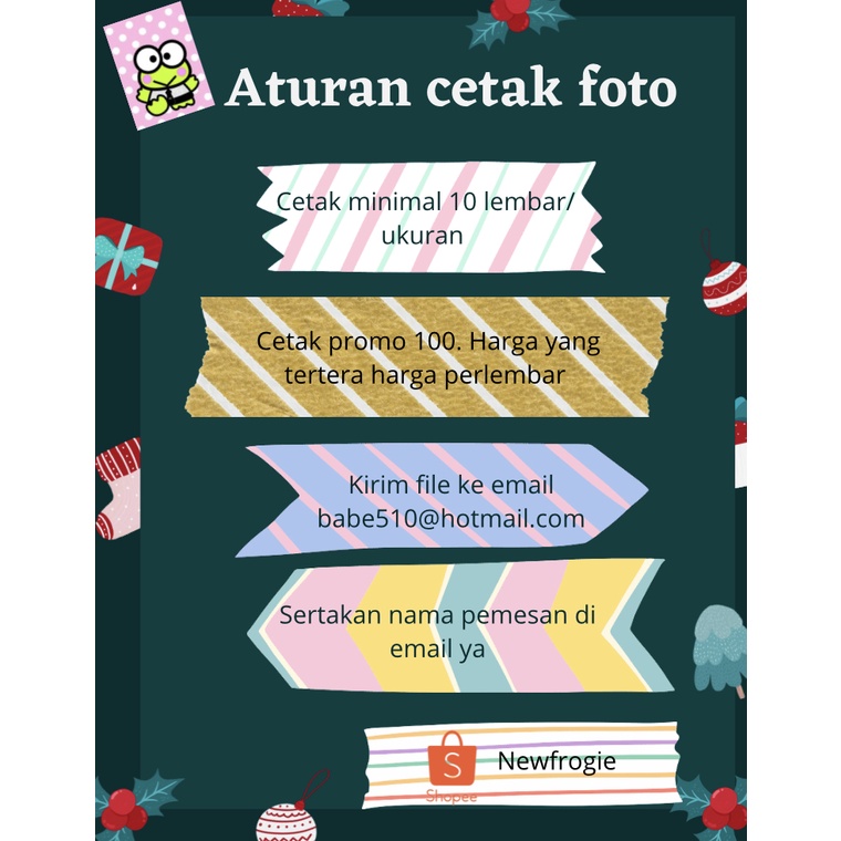 NF Cuci cetak foto express / Cetak pas foto (Gratis edit background ) / Kertas foto asli