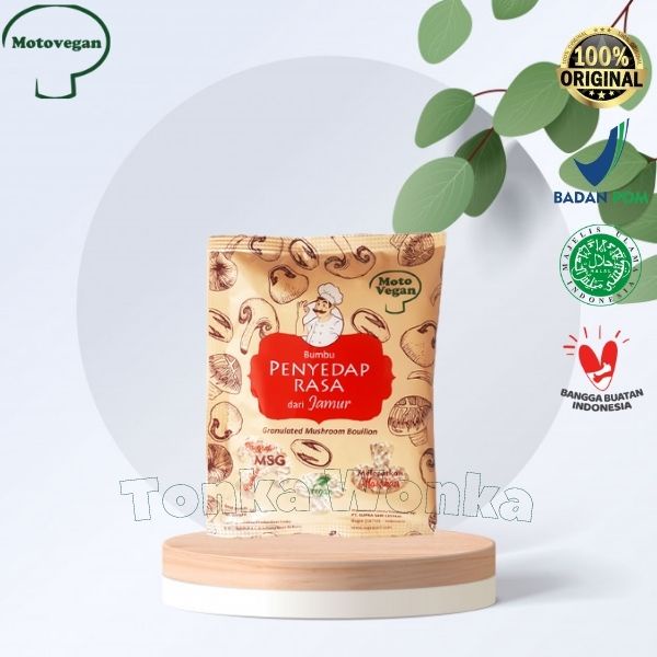 

Motovegan Kaldu Jamur dan Ayam 50g Penyedap Rasa Vegetarian Original BPOM