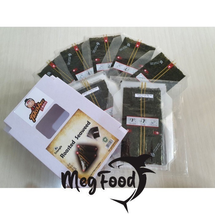 

Tokinori Triangle Onigiri Nori Wrapper- Roasted Seaweed 100 lembar